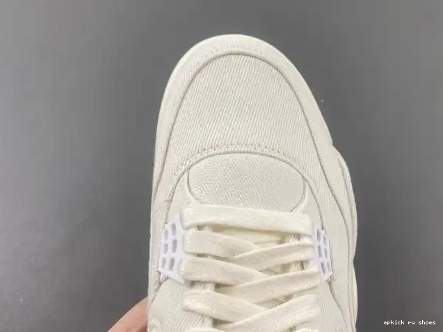 Cheap 4 Air x 'White' Jordan Levi's AO2571-100 0519